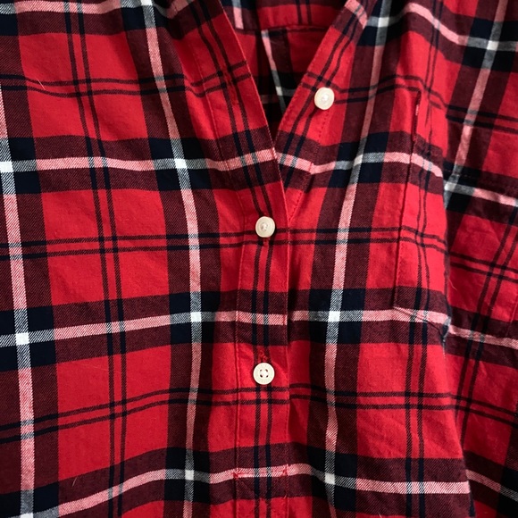 Oversize Flannel Button Up - Tommy Hilfiger - Never Worn - Picture 3 of 5